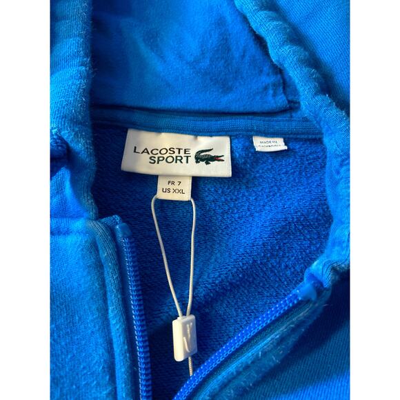 Lacoste Sport hood zip up sweatshirt - Picture 7 of 11